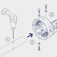 Quick installation in three steps