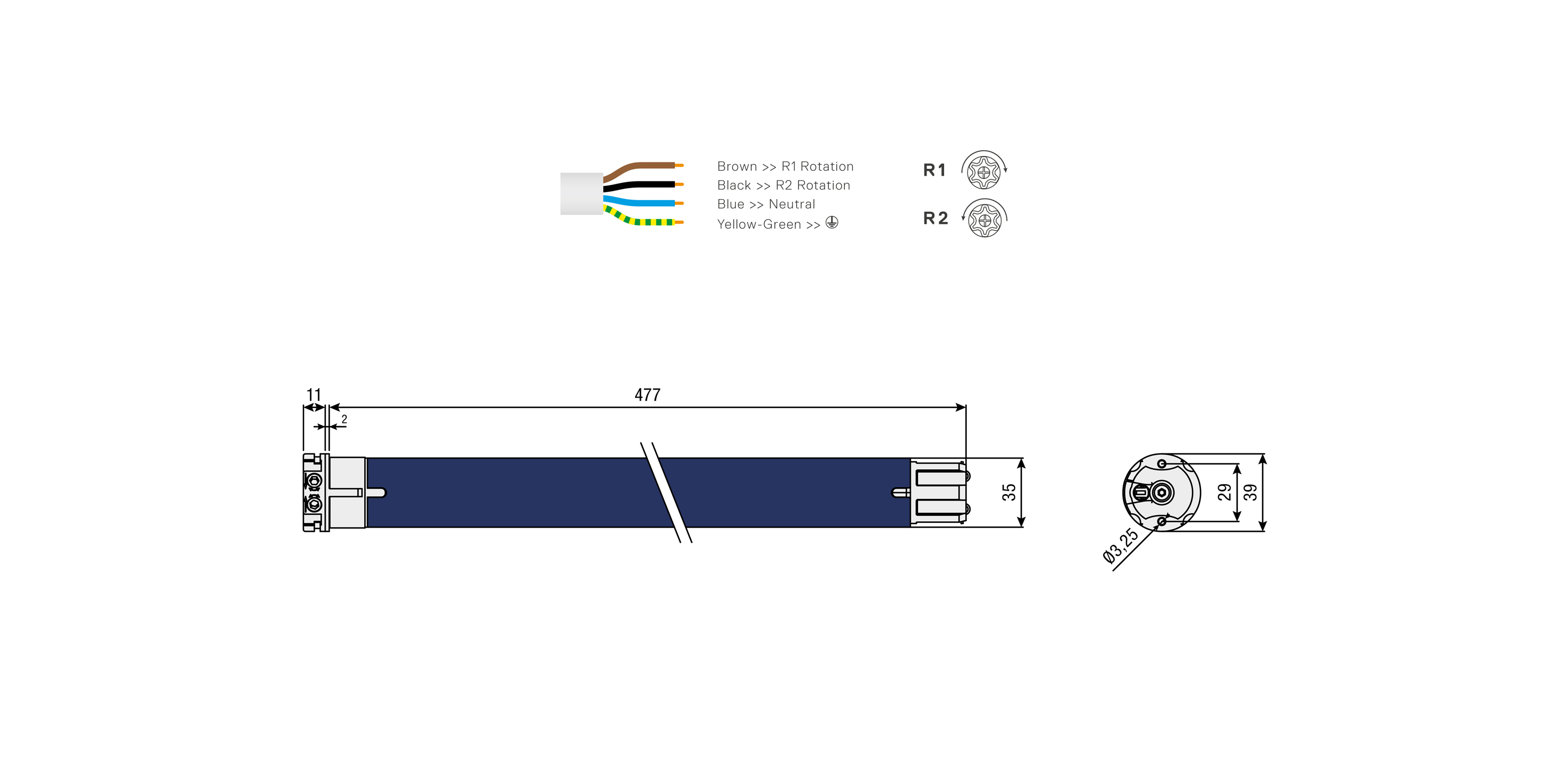 Technical drawing RO.40 5/30